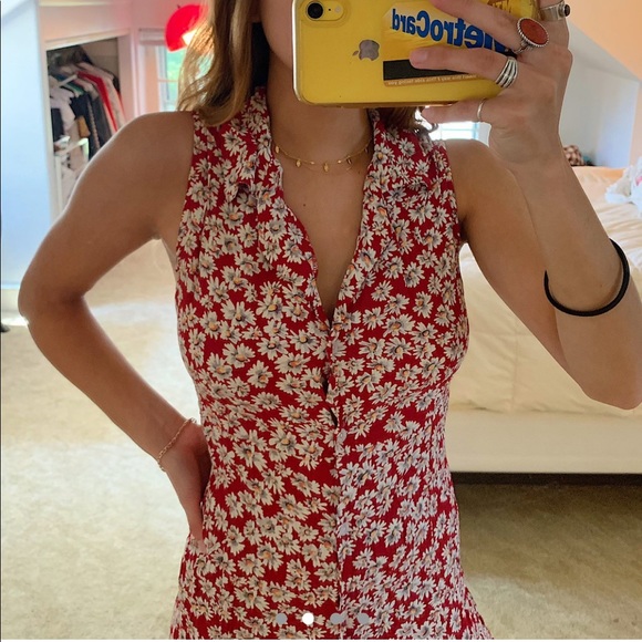 Vintage Maxi Button Up Dress - Picture 2 of 4